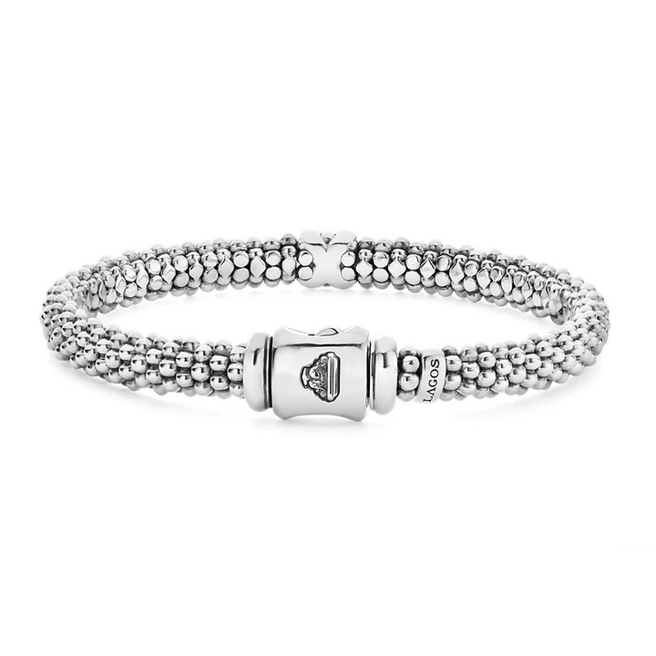 Single Station "X" Two-Tone Diamond Bracelet