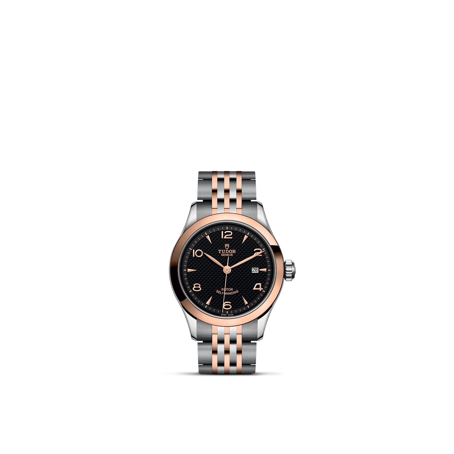 1926 28mm steel and Rose Gold