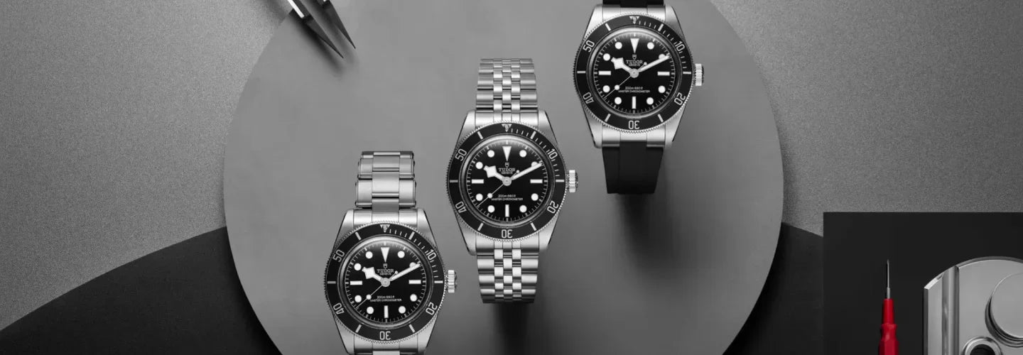 TUDOR Black Bay watches at Richter & phillips Jewelers Jewelers in Boulder, CO