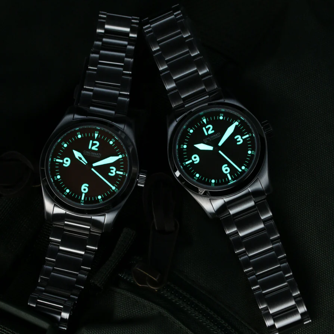P-40 A-11 Green Mechanical Pilot Watch