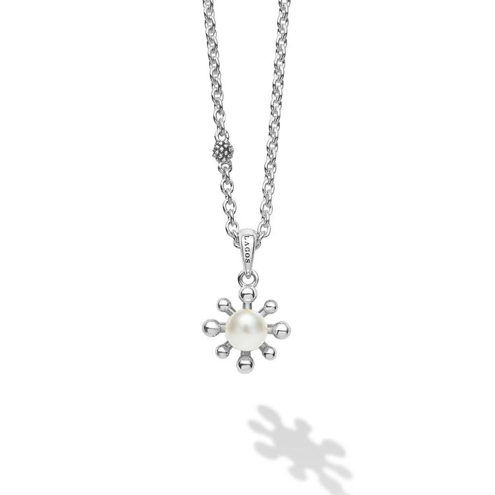 Luna Fleur Pearl Pendant