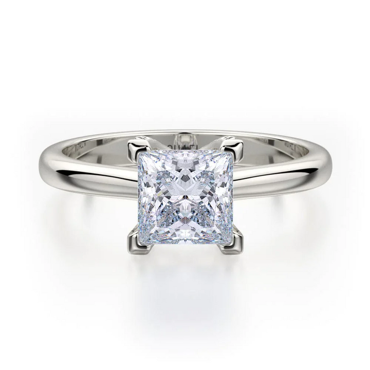Princess-Cut Solitaire Engagement Ring