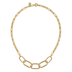 Large Oval Link Chain Necklace