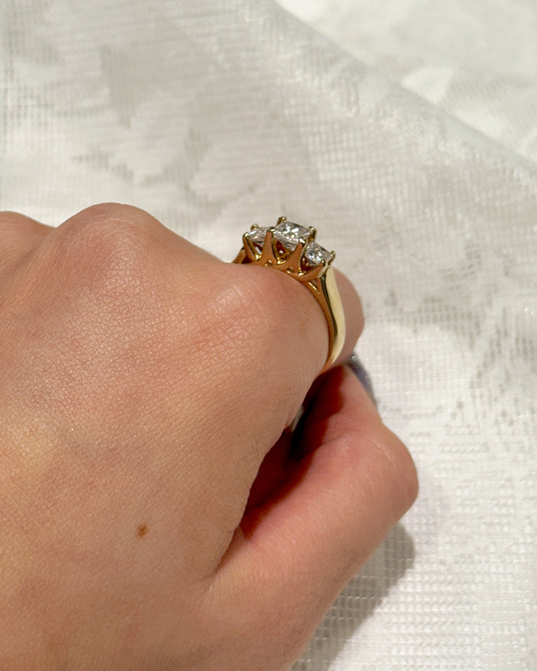 Heirloom Three-Stone Diamond Ring