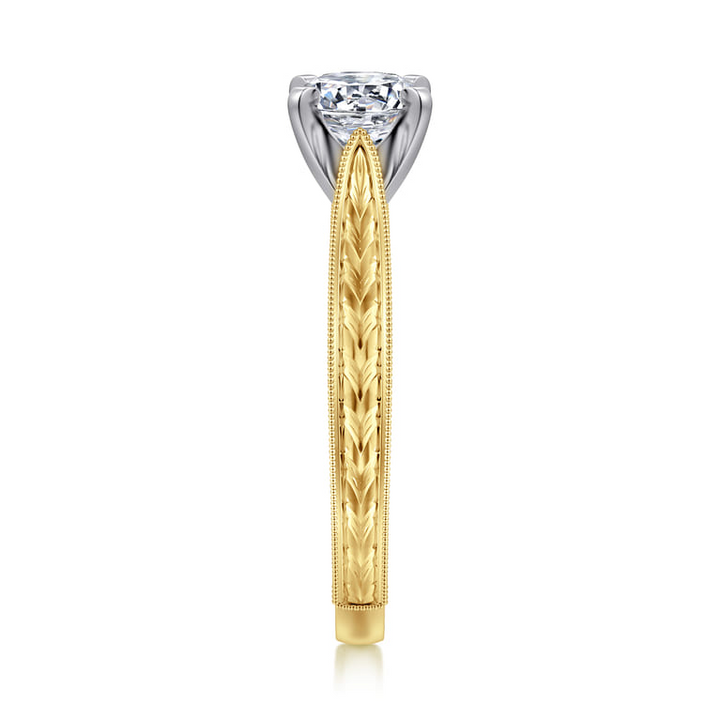 Vintage Inspired Solitaire Engagement Ring