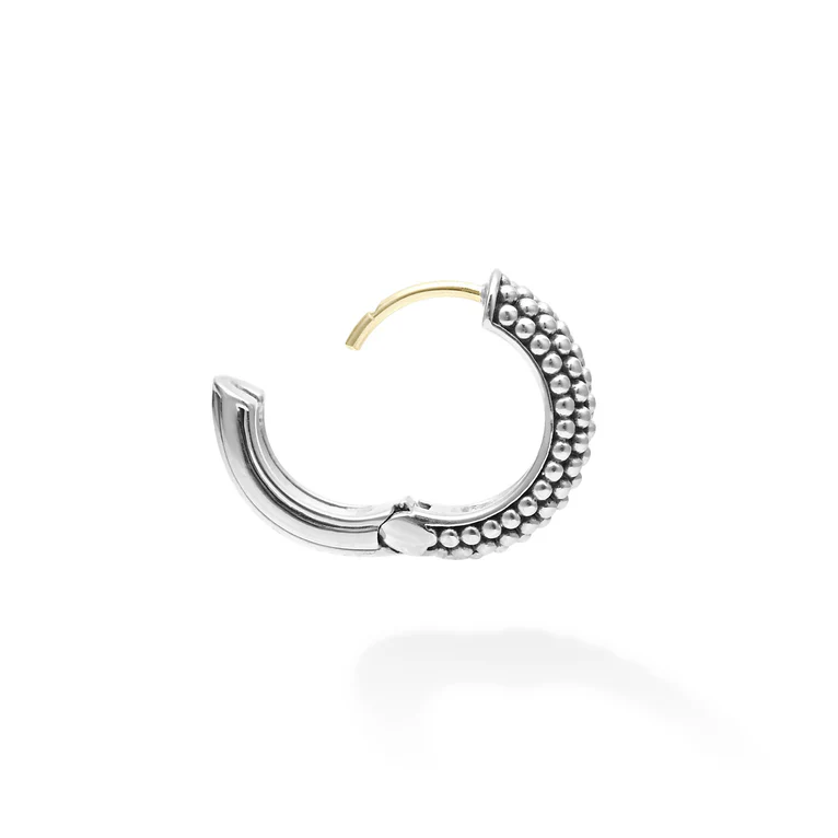 Caviar Huggie Earrings