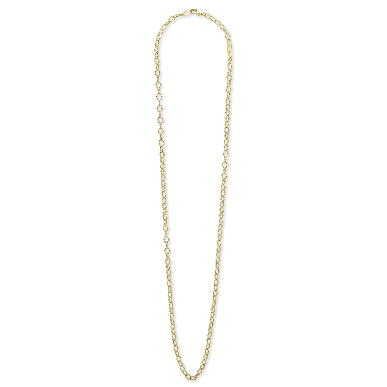 18K Gold Small Link Necklace