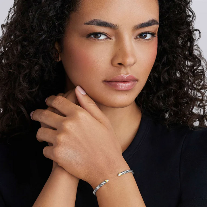 Two-Tone Mini Versa Torque Bracelet
