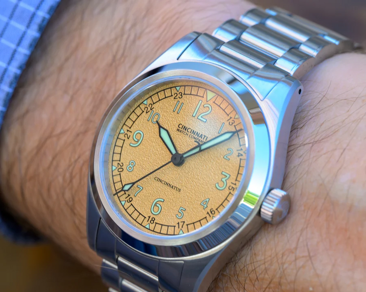 Cincinnatus Field Sand Steel Automatic