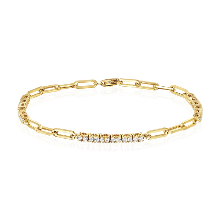 Station Diamond Tennis Bracelet