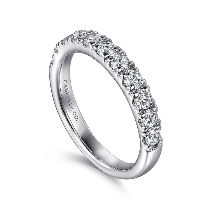 White Gold Half Eternity Band