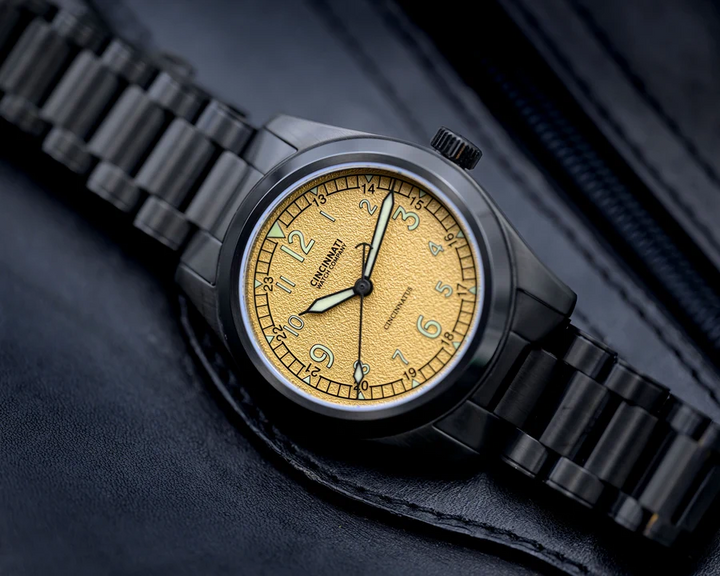 Cincinnatus Field Sand Black PVD Automatic