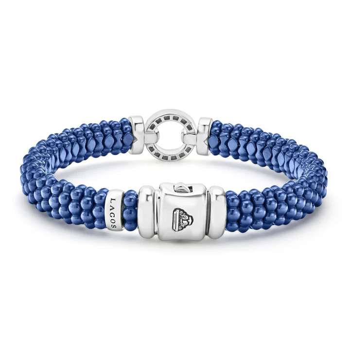 Ultramarine Ceramic Diamond Circle Bracelet