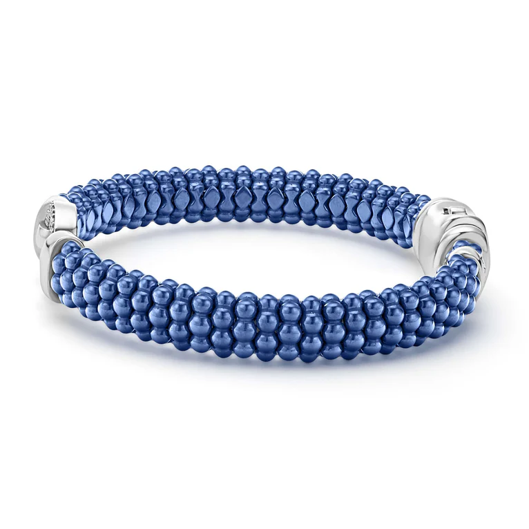 Ultramarine Ceramic Diamond Circle Bracelet