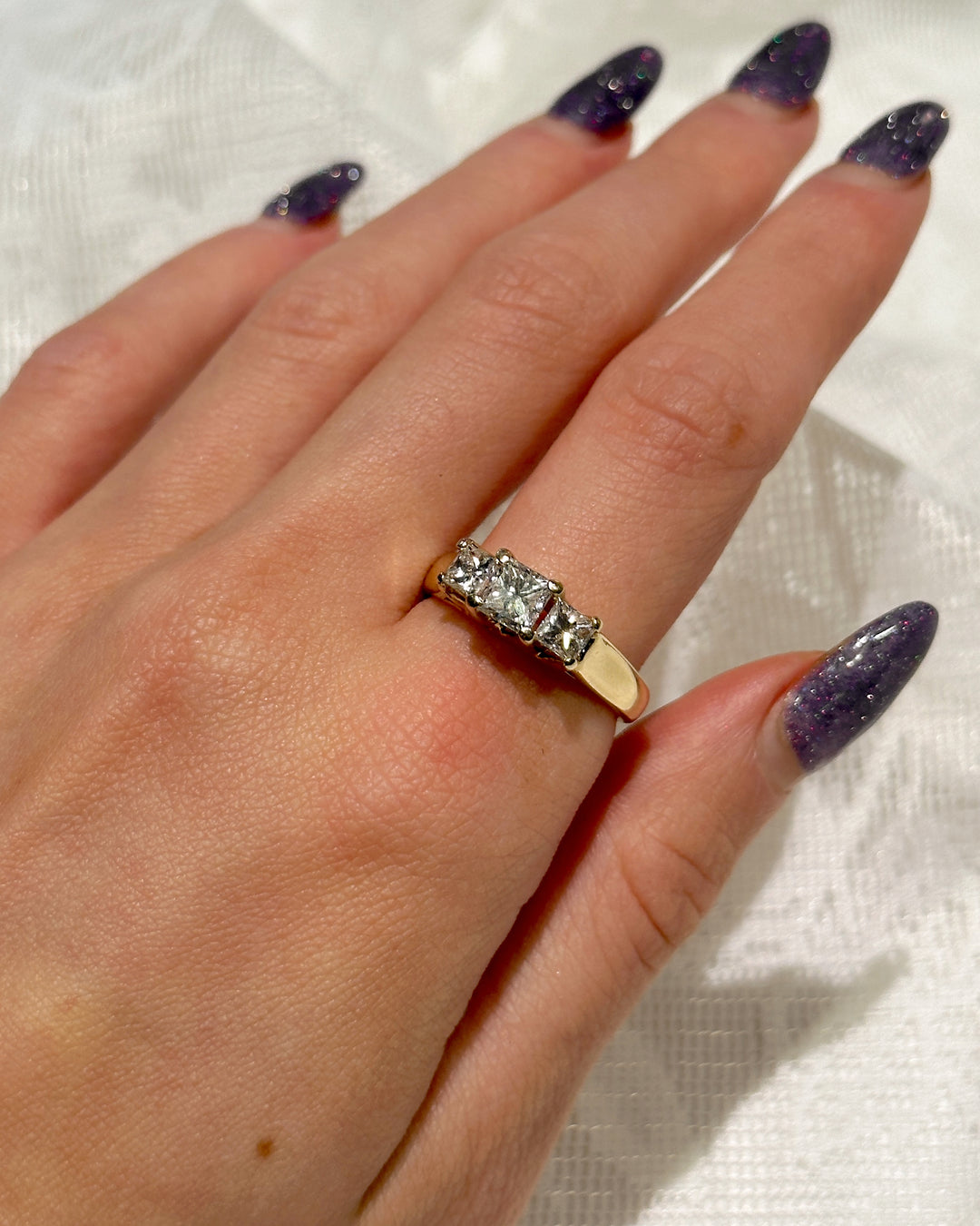 Heirloom Three-Stone Diamond Ring