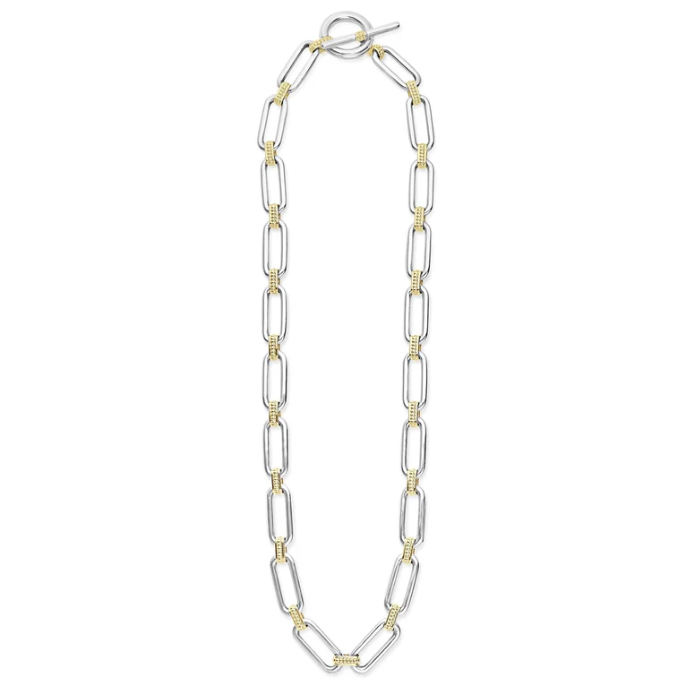 Two-Tone Link Necklace