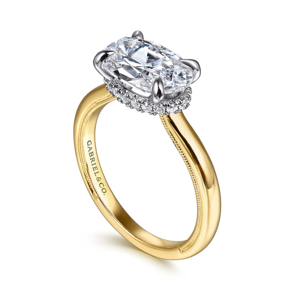 East West Engagement Ring