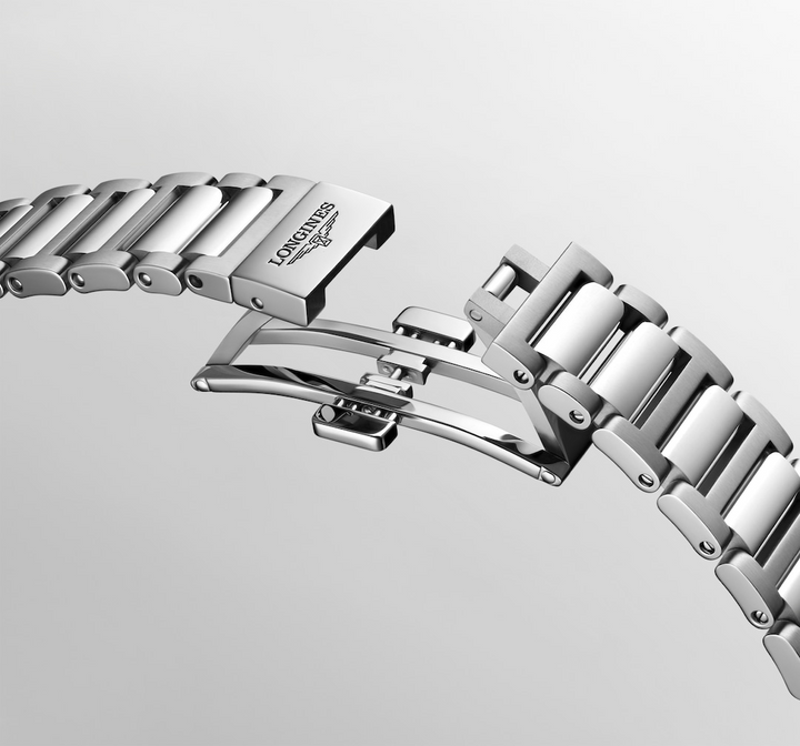 LONGINES Conquest Stainless Steel Bracelet With Triple Safety Folding Clasp