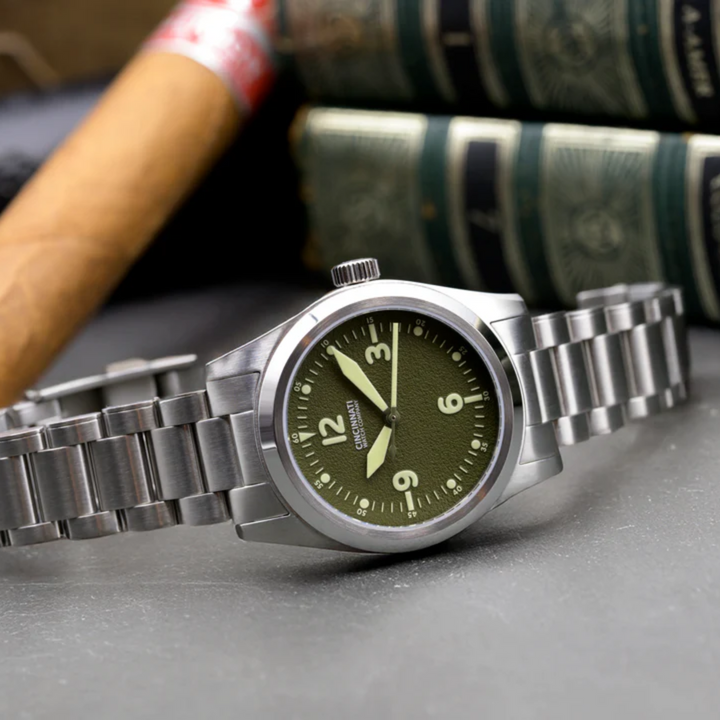 P-40 A-11 Green Mechanical Pilot Watch