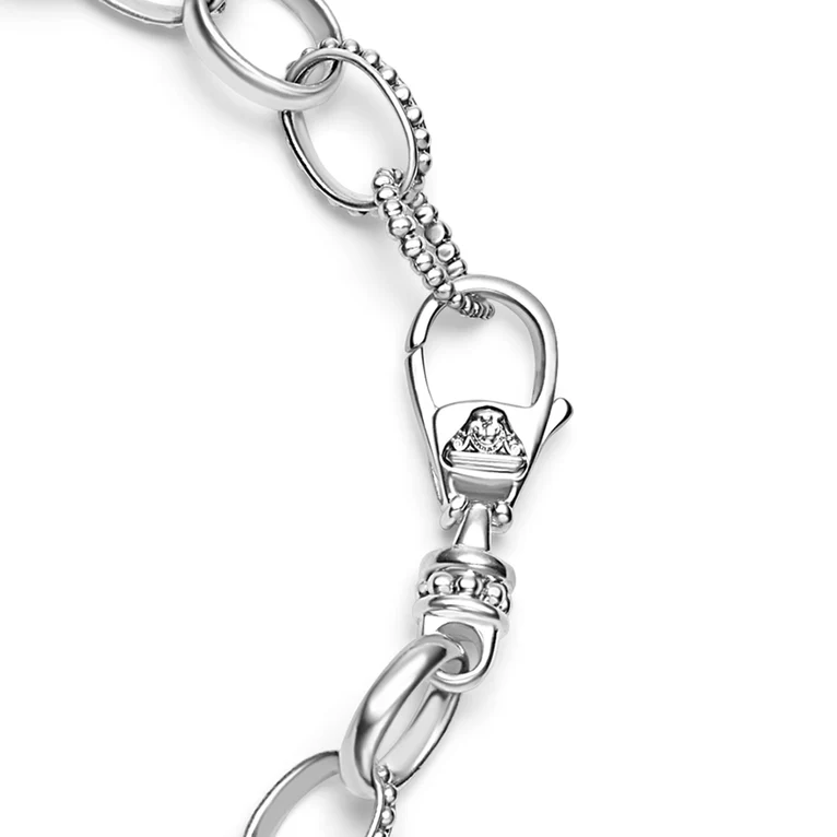 Caviar Bead Link Bracelet