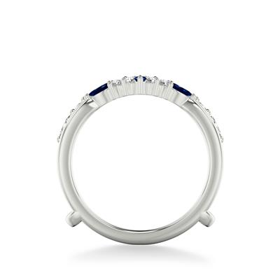 Sapphire & Diamond Tiara Insert Band