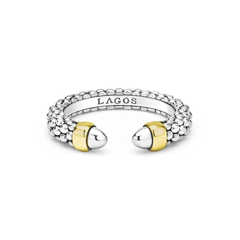 Two-Tone Mini Versa Stacking Ring