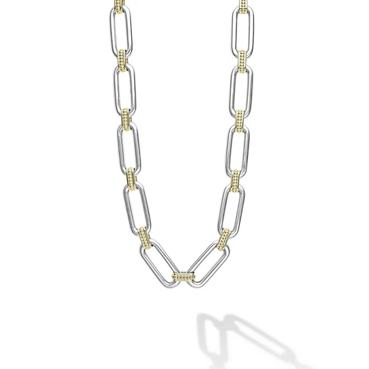 Two-Tone Link Necklace
