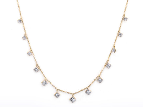 Lisse Dancing Diamonds Kite Necklace