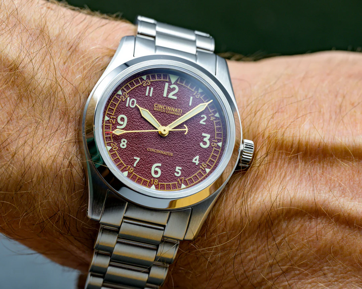 The Cincinnatus Field Burgundy Automatic