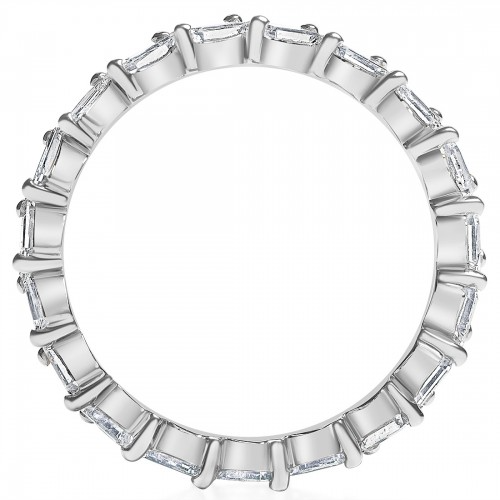 Angled Baguette Eternity Ring