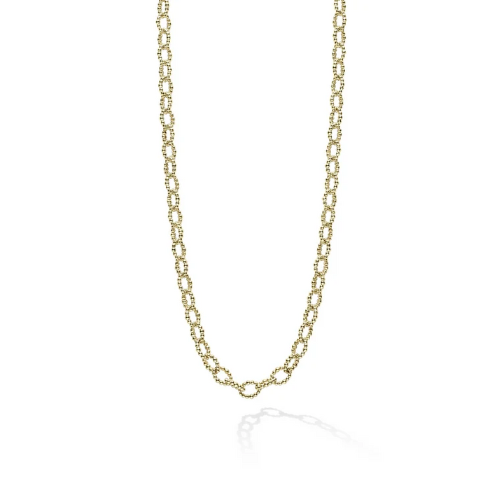 18K Gold Small Link Necklace