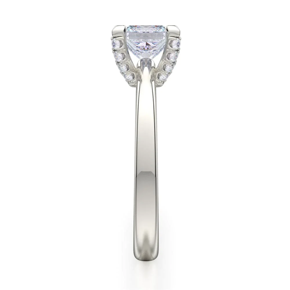 Princess-Cut Solitaire Engagement Ring