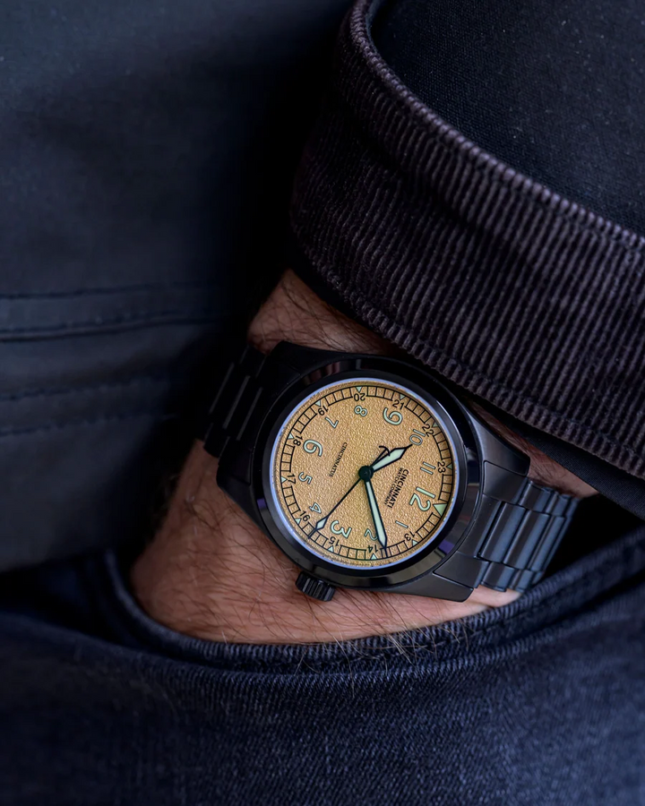 Cincinnatus Field Sand Black PVD Automatic
