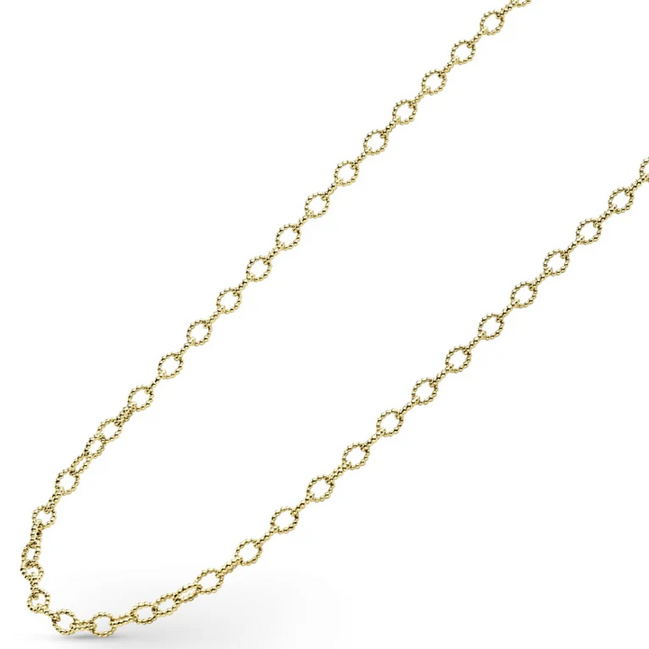 18K Gold Small Link Necklace