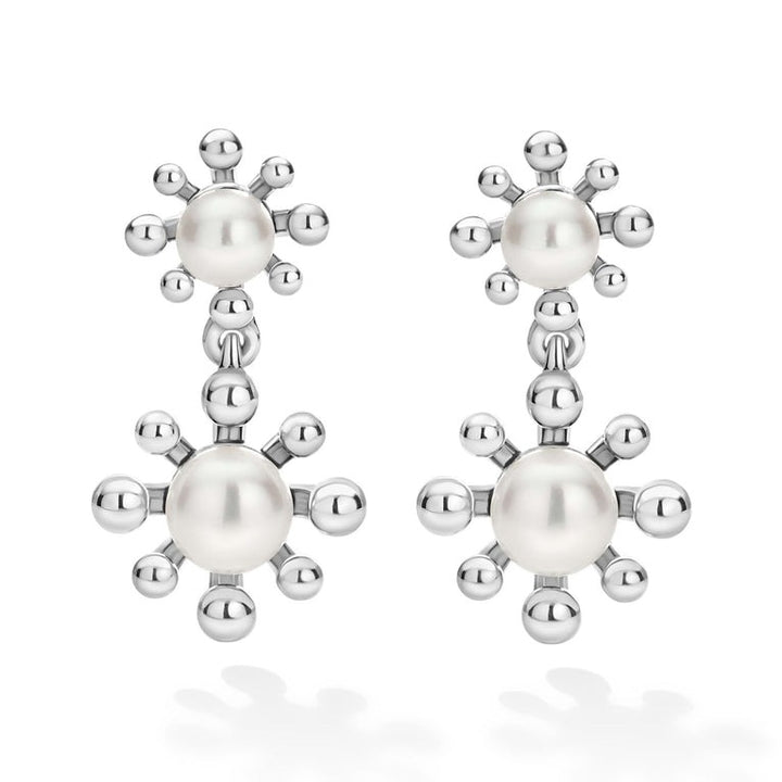 Luna Fleur Pear Drop Earrings