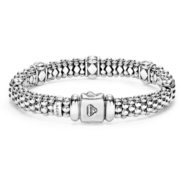 Fluted Beaded Bracelet