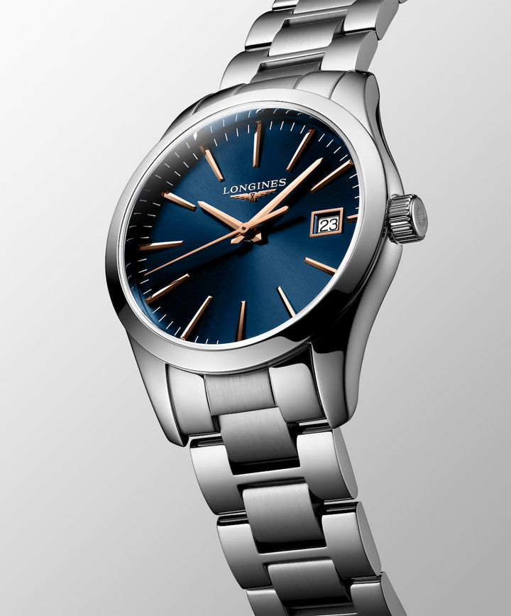 LONGINES Conquest Classic L2.386.4.92.6 Blue Dial With Stainless Steel Bracelet