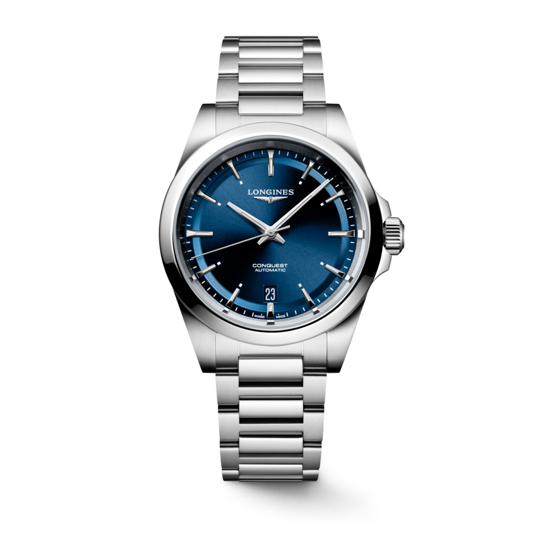 LONGINES Conquest L3.720.4.92.6 38mm Watch With Sunray Blue Dial