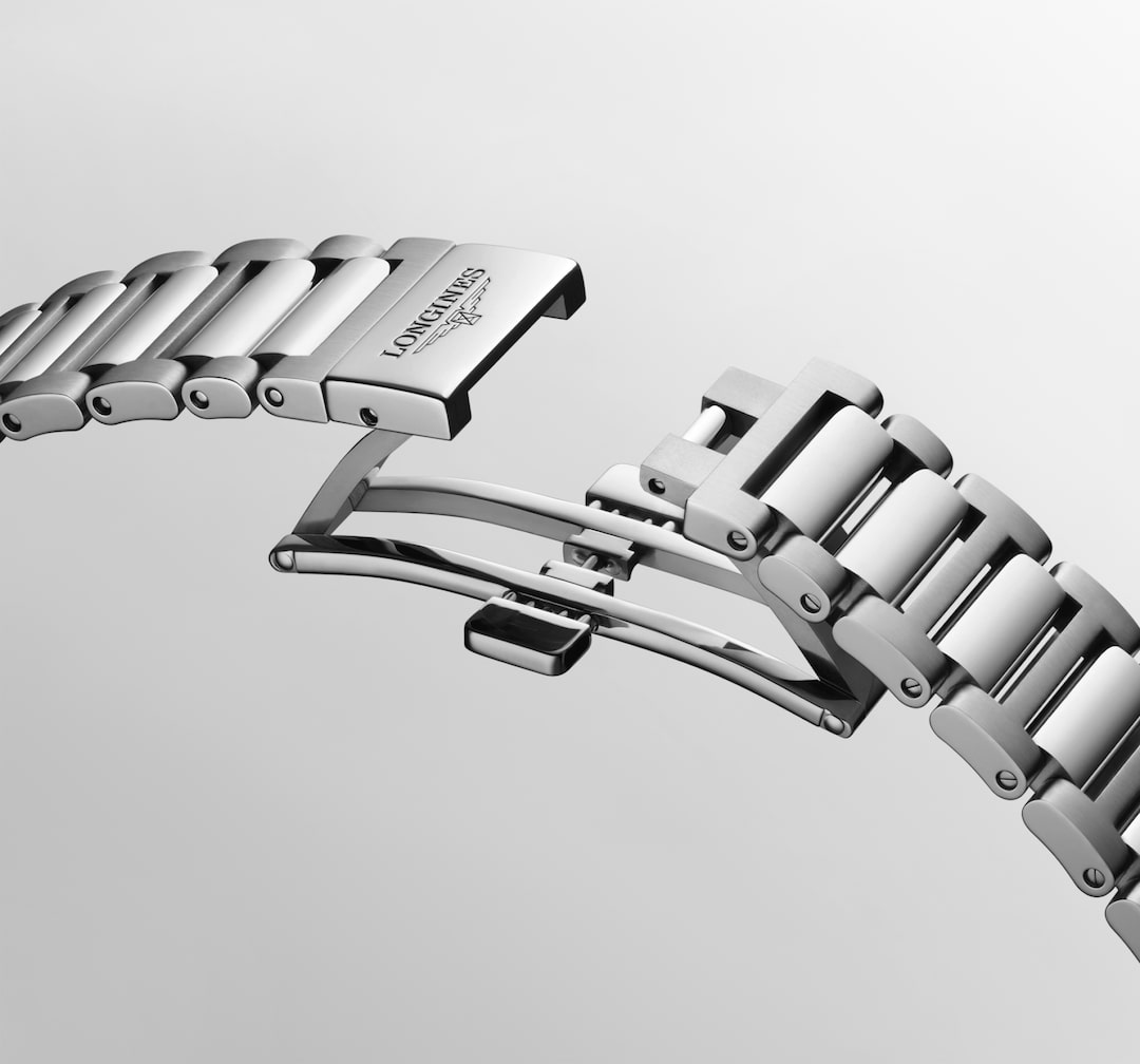 LONGINES Conquest Stainless Steel Bracelet With Triple Safety Folding Clasp
