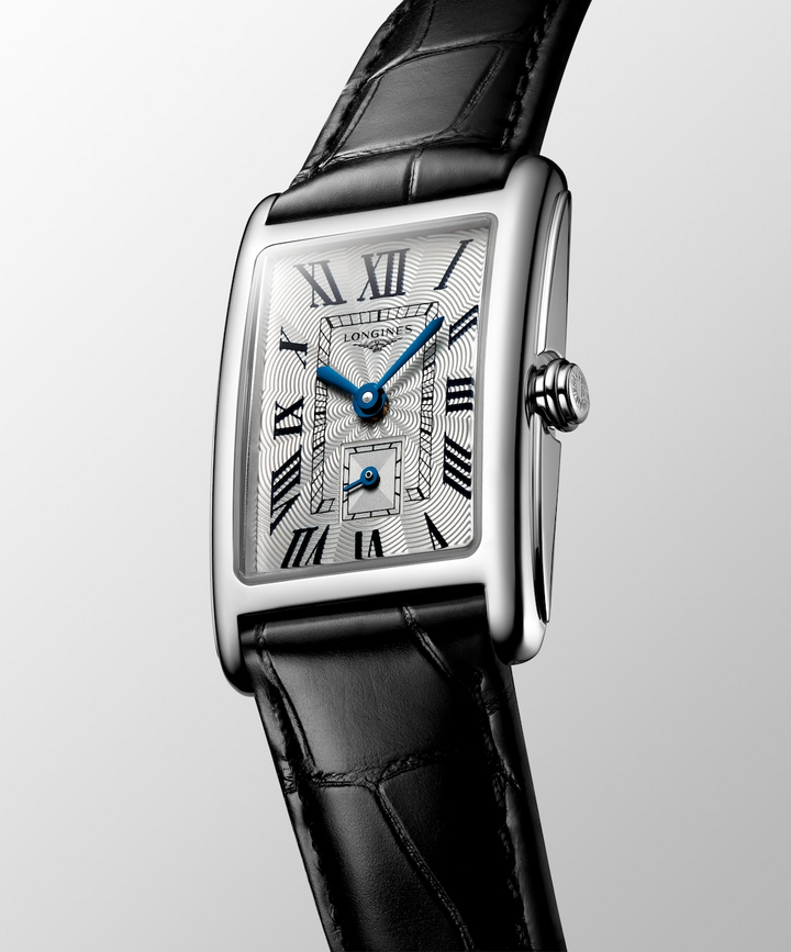 LONGINES DolceVita L5.255.4.71.0 Silver Flinqué Dial With Roman Numerals and Blued Hands