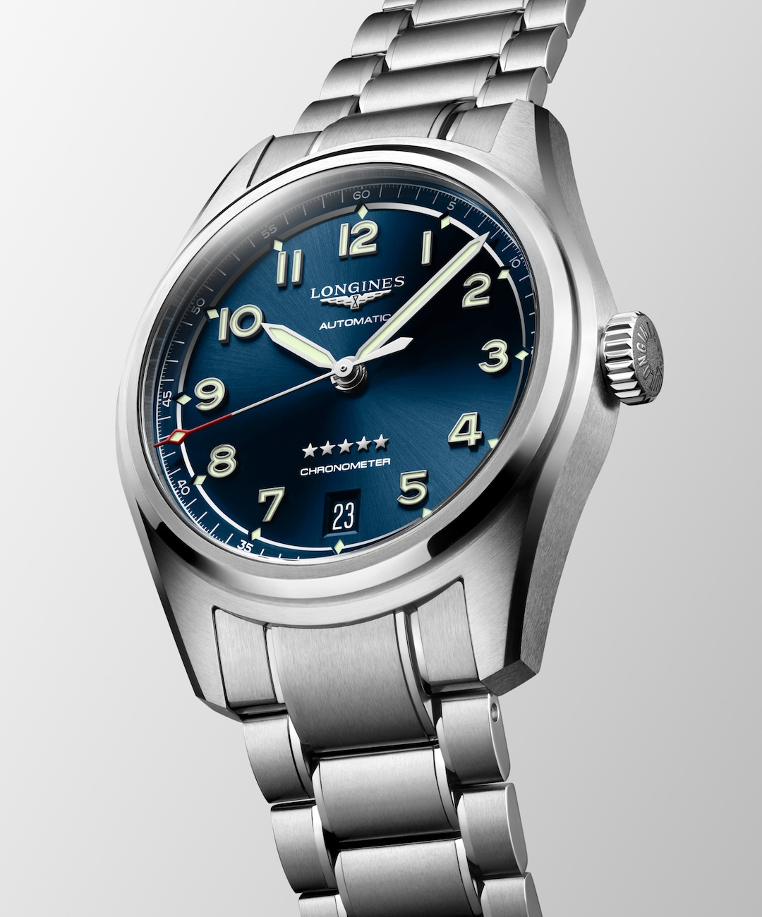 LONGINES Spirit L3.410.4.93.6 Blue Dial With Stainless Steel Case and Bracelet