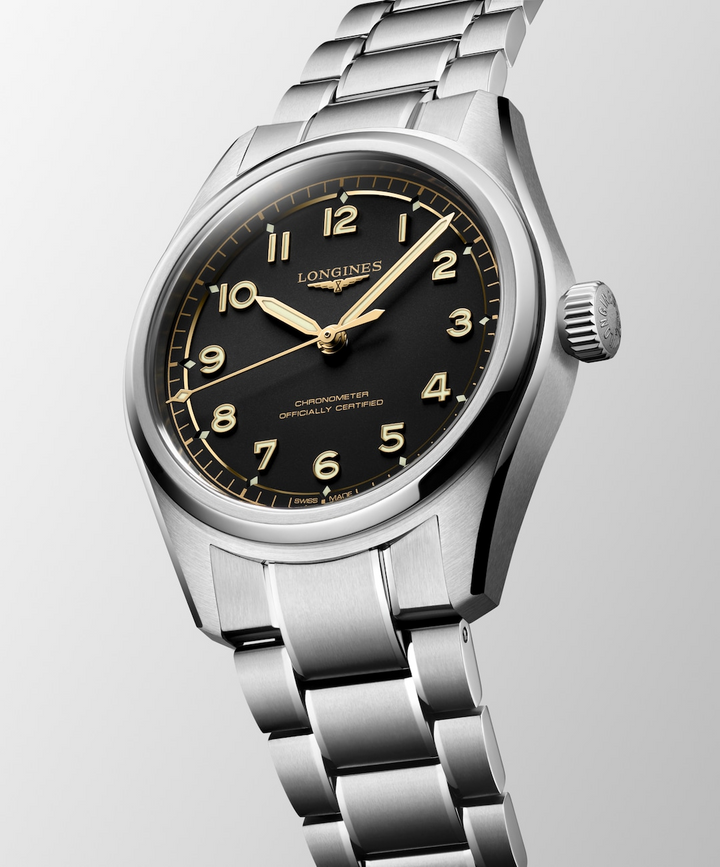 LONGINES Spirit Pilot L3.809.4.53.6 Black Dial With Stainless Steel Case