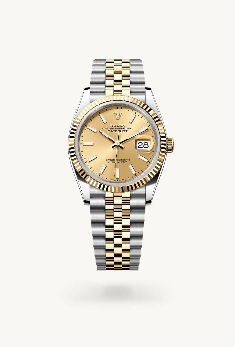 Rolex Datejust in Yellow Rolesor - combination of Oystersteel and yellow gold, M126233-0015 - Richter & Phillips