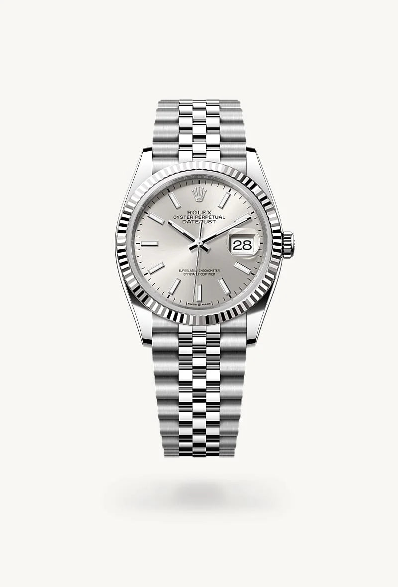 Rolex Datejust in White Rolesor - combination of Oystersteel and white gold, M126234-0013 - Richter & Phillips