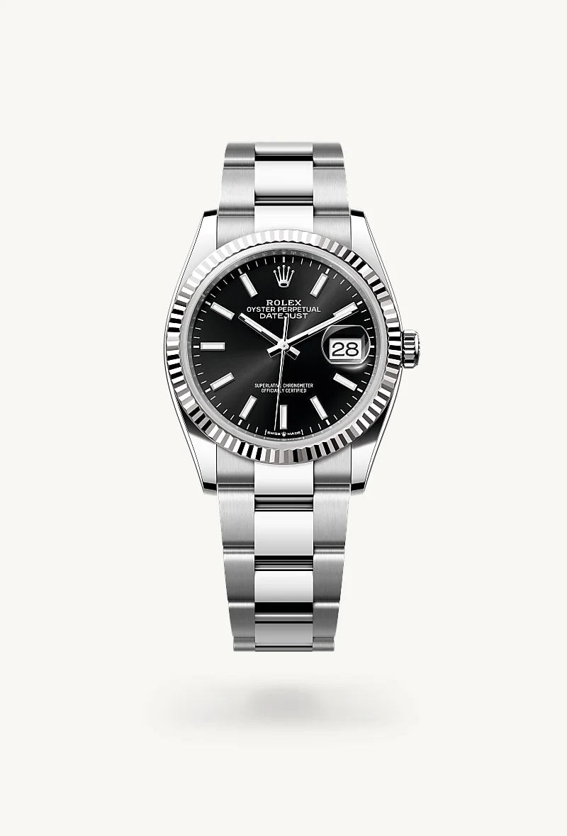 Rolex Datejust in White Rolesor - combination of Oystersteel and white gold, M126234-0016 - Richter & Phillips