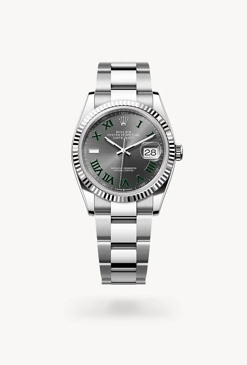 Rolex Datejust in White Rolesor - combination of Oystersteel and white gold, M126234-0046 - Richter & Phillips