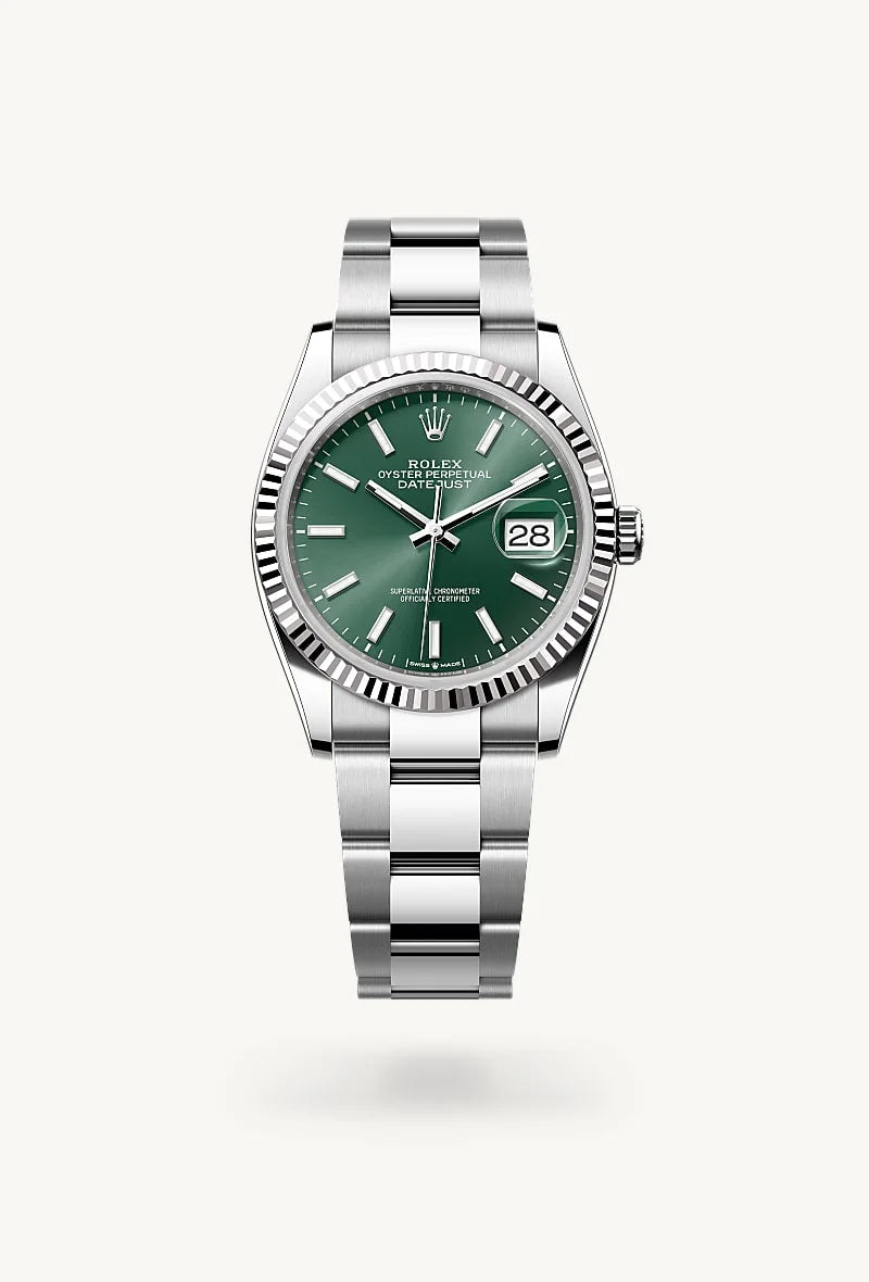 Rolex Datejust in White Rolesor - combination of Oystersteel and white gold, M126234-0052 - Richter & Phillips