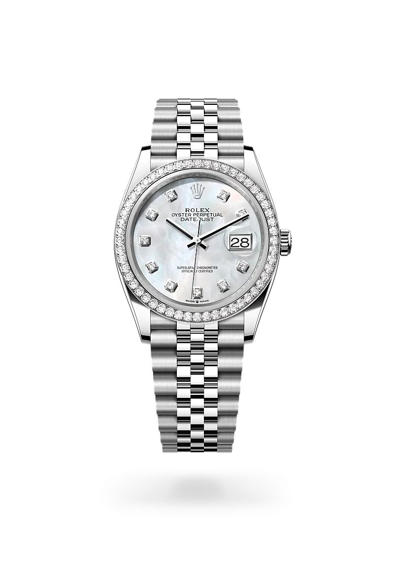 Rolex Datejust in White Rolesor - combination of Oystersteel and white gold, M126284RBR-0011 - Richter & Phillips