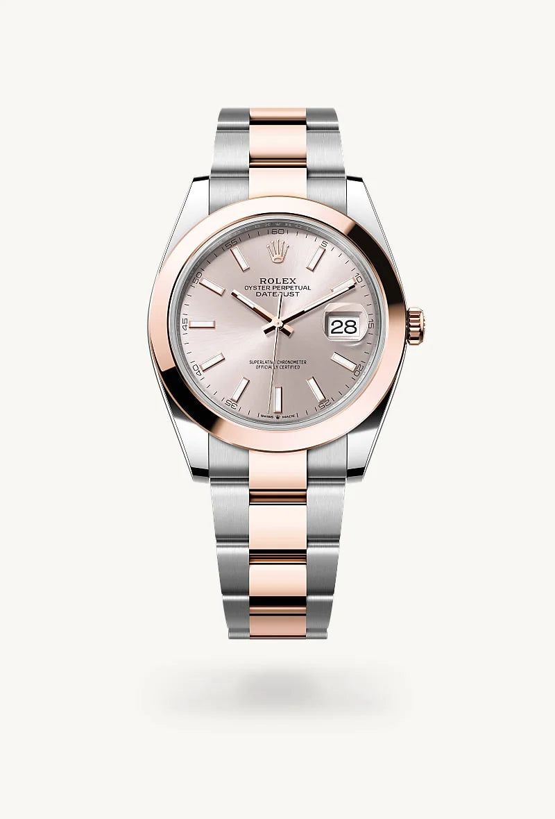 Rolex Datejust in Everose Rolesor - combination of Oystersteel and Everose gold, M126301-0009 - Richter & Phillips