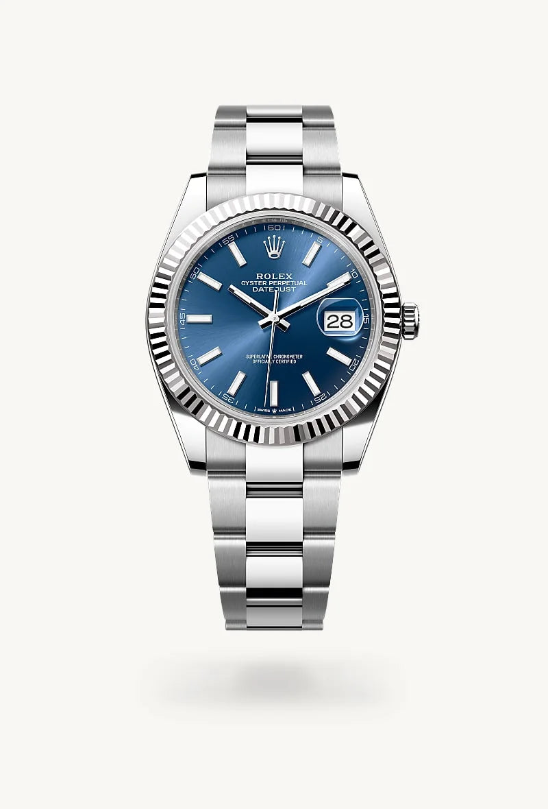 Rolex Datejust in White Rolesor - combination of Oystersteel and white gold, M126334-0001 - Richter & Phillips